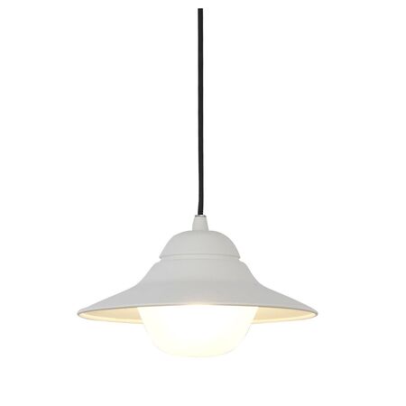 PENDANT ES Matt Wh SUN HAT IP44 OD340mm  Frosted Diff