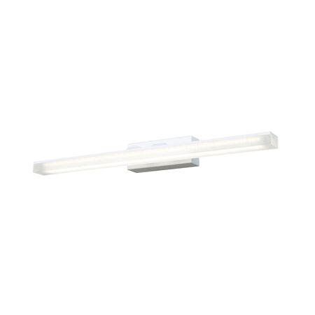 WALL Int S/M 12W RECT Chrome Tri Dim FR Diff L535 mm 1339Lm