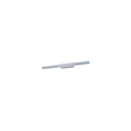 WALL Int S/M 12W RECT Chrome Tri Dim FR Diff L535 mm 1339Lm