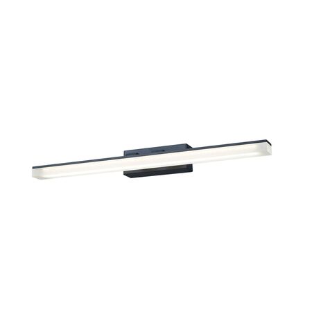 WALL Int S/M 12W RECT Chrome Tri Dim FR Diff L535 mm 1339Lm