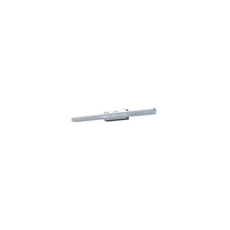 WALL Int S/M 12W RECT Chrome Tri Dim FR Diff L535 mm 1339Lm