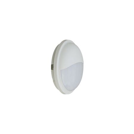 BULKHEAD 20W RND Wh 3K IP65 OD225mm Eyelid 1700 Lm