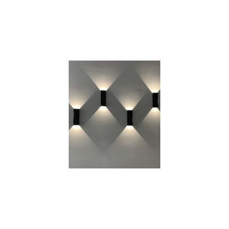 WALL S/M Up/Dn 11W LED TRI 1103 Lm IP65 TWIST Wh Alt Beam