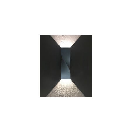 WALL S/M Up/Dn 11W LED TRI 1103 Lm IP65 TWIST Wh Alt Beam