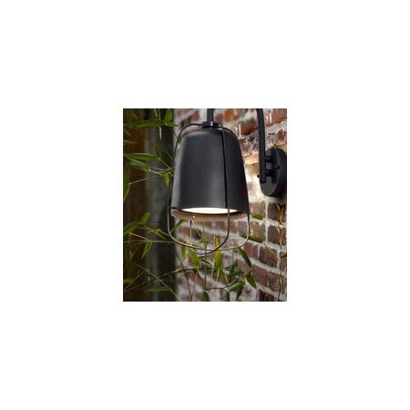 WALL S/M ES ELLIPSE Matt Wh IP44 w/cage