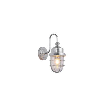 Wall S/M ES Cylinder SS304 Electroplated Copper & Brush Glass IP44 w/cage
