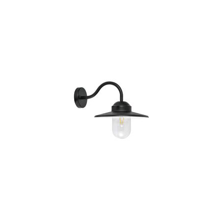 WALL S/M ES Sun Hat SS304 Electroplated Copper & Brush IP44 Clr Glass Diff
