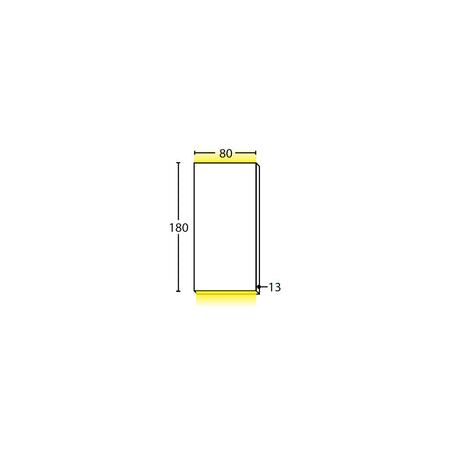 PILLAR Up/Dn 2x3W RECT Bronze 3K IP65 Flush Mount 2x300 Lm