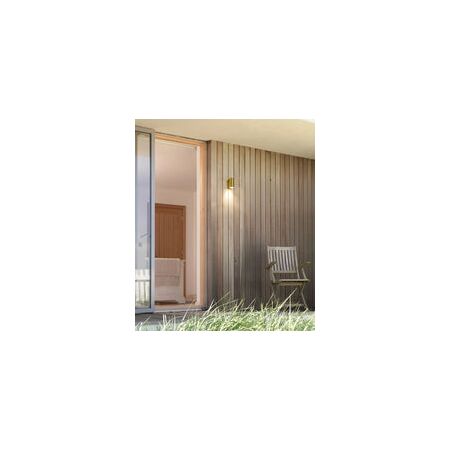 PILLAR S/ADJ GU10 Solid Polished Brass IP65 RND B/Plate