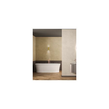 PILLAR FIXED GU10 Solid Polished Brass IP65 RND B/Plate