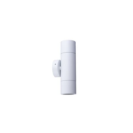 PILLAR Up/Dn 12V MR16 Wh IP65 RND B/Plate