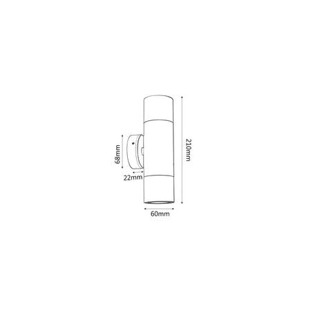 PILLAR S/ADJ GU10 Solid Aged Brass IP65 RND B/Plate
