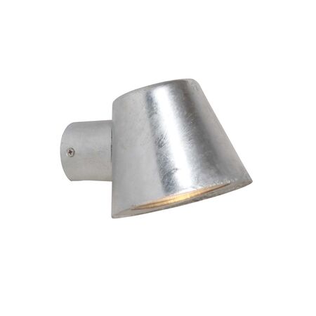 WALL S/M GU10 CONE Galvanized Steel IP44 Glass Diff