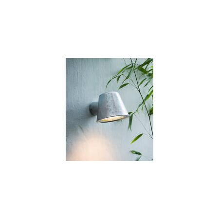 WALL S/M GU10 CONE Cop IP44 Glass Diff