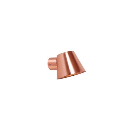WALL S/M GU10 CONE Cop IP44 Glass Diff