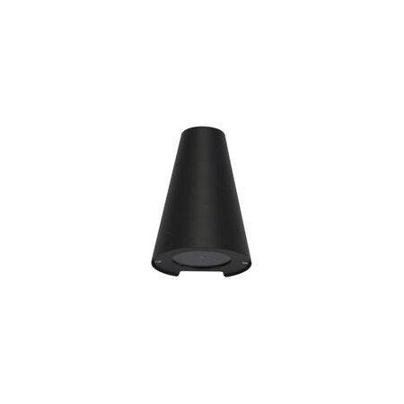 WALL S/M ES CONE Matt Blk IP44