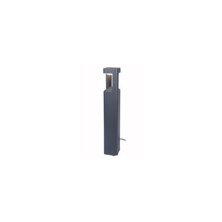 BOLLARD 7W TRNGL Grey 3K IP54 H800mm 120 Lm