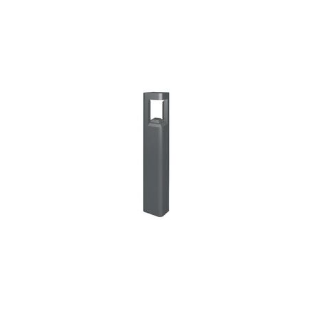 BOLLARD 7W TRNGL Grey 3K IP54 H800mm 120 Lm