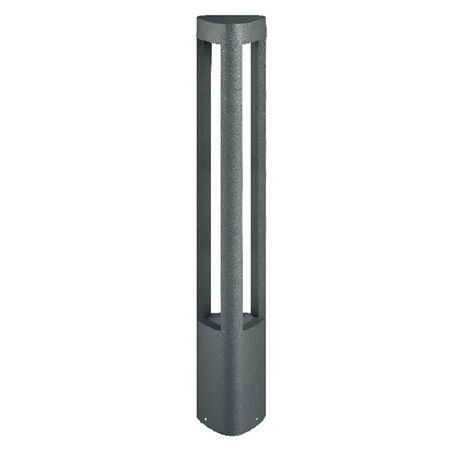 BOLLARD 7W TRNGL Grey 3K IP54 H800mm 120 Lm