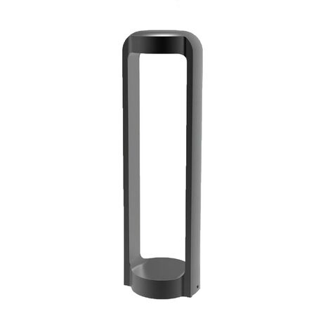 BOLLARD 13W RECT Dark Grey 3K IP65 H300mm 530 Lm