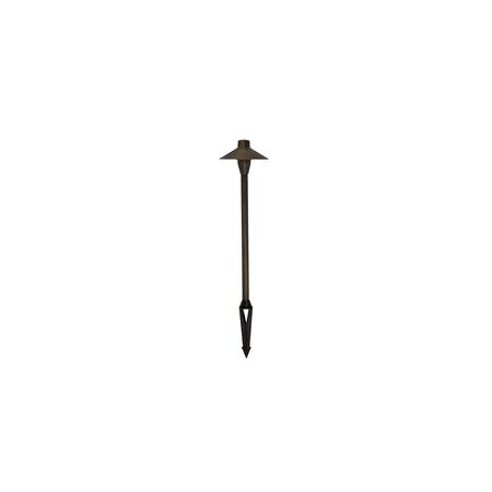 SPIKE FIXED 12V G4 Rustic Brass IP54 L800mm L/Glare