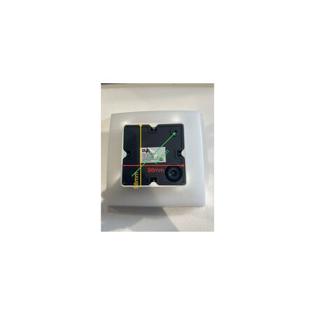 WALL S/M 13W LED TRI 1111Lm IP65 Curved Square Wh