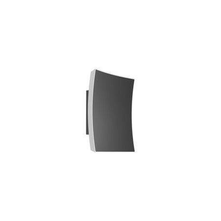WALL S/M 13W LED TRI 1111Lm IP65 Curved Square Wh