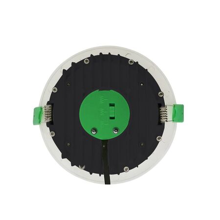 D/L FIXED DIMM 12W RND WH Tri IP44 90mm 1020 Lm
