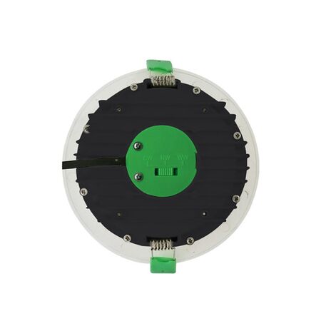 D/L FIXED DIMM 10W RND WH Tri IP44 90mm 850 Lm