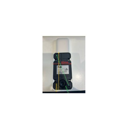 WALL S/M 7W LED TRI 536 Lm IP65 Hook Wh