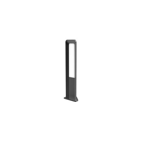 BOLLARD 13W RECT Dark Grey 3K IP54 H500mm 242.19 Lm