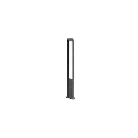 BOLLARD 13W RECT Dark Grey 3K IP54 H500mm 242.19 Lm