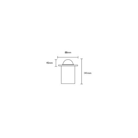 INGROUND MR16 RND SS316 IP67 F/Plate 88mm Eyelid