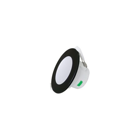 D/L FACEPLATE MATT BLK OD 95mm for NOVADLUX02