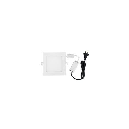 D/L LED DIMM SLIM WH SQ TRI 3K/4K/5K 1550 LM 18W 205MM IP40