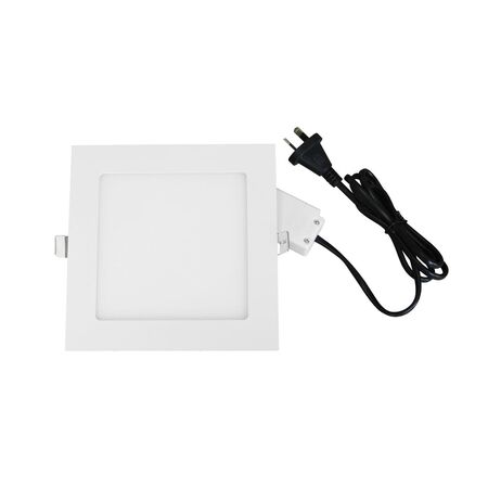 D/L LED DIMM SLIM WH SQ TRI 3K/4K/5K 900 LM 12W 155MM IP40