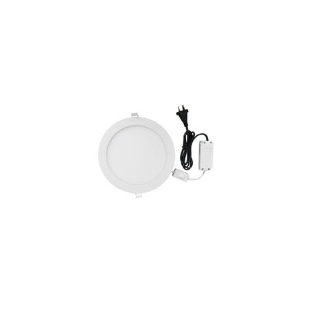 D/L LED DIMM SLIM WH RND TRI 3K/4K/5K 900 LM 12W 155MM IP40