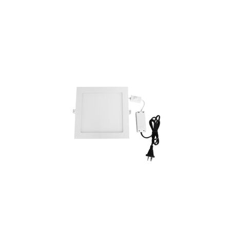 D/L LED DIMM SLIM WH SQ TRI 3K/4K/5K 1550 LM 18W 205MM IP40