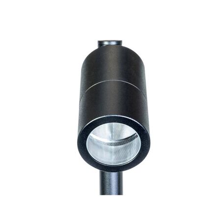 SPIKE S/ADJ 12V MR16 Blk IP65 L1000mm Cable encl Post