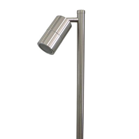 SPIKE S/ADJ 12V MR16 Blk IP65 L1000mm Cable encl Post