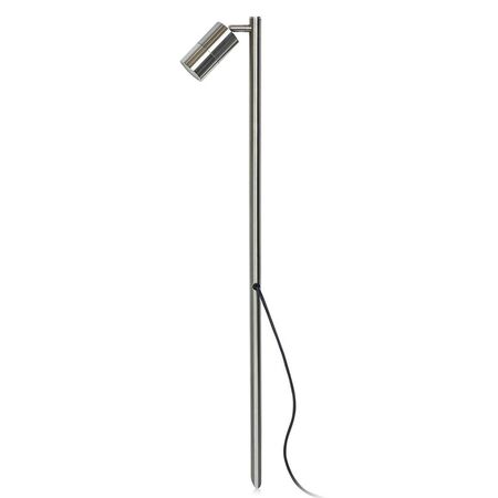 SPIKE S/ADJ 12V MR16 Blk IP65 L1000mm Cable encl Post