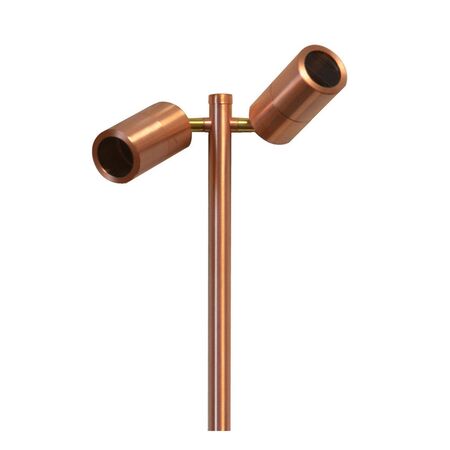 SPIKE D/ADJ 12V MR16 SS316 IP65 L1000mm Cable encl Post