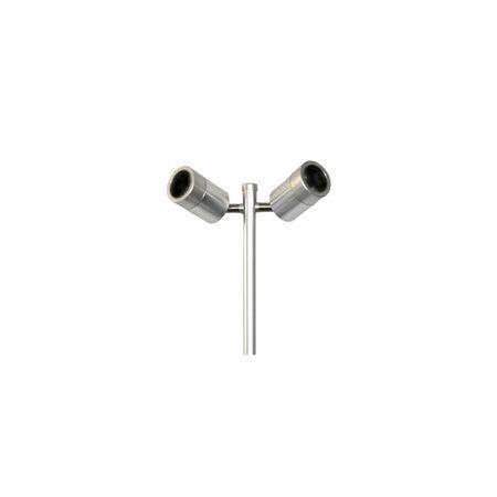 SPIKE D/ADJ 12V MR16 SS316 IP65 L1000mm Cable encl Post