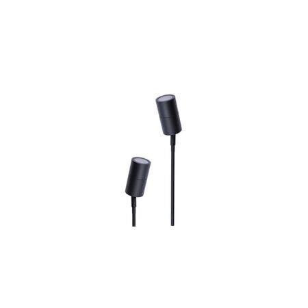 SPIKE S/ADJ 12V MR16 Blk IP65 L650mm Cable encl