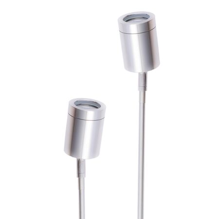 SPIKE S/ADJ 12V MR16 Blk IP65 L626mm Cable encl