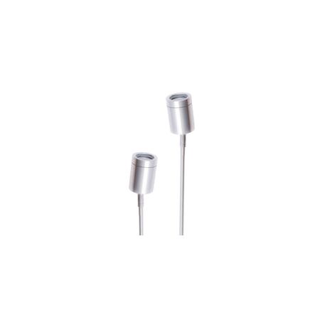 SPIKE S/ADJ 12V MR16 Blk IP65 L626mm Cable encl