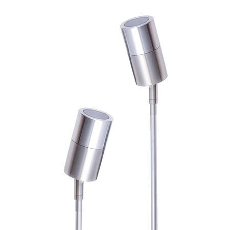 SPIKE S/ADJ 12V MR16 Solid Aged Brass IP65 L650mm Cable encl