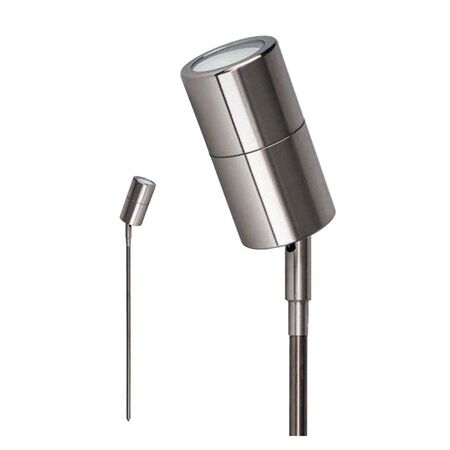SPIKE S/ADJ 12V MR16 Blk IP65 L650mm Cable encl