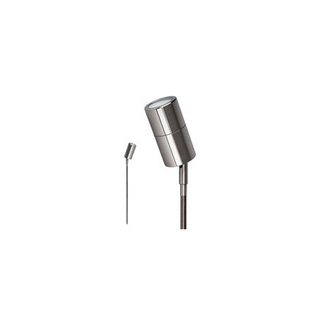 SPIKE S/ADJ 12V MR16 Solid Aged Brass IP65 L650mm Cable encl