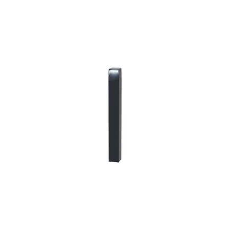 BOLLARD 13W SQ Dark Grey Tri CCT 3/4/6.5K 214/236 /211Lm IP65 H800mm